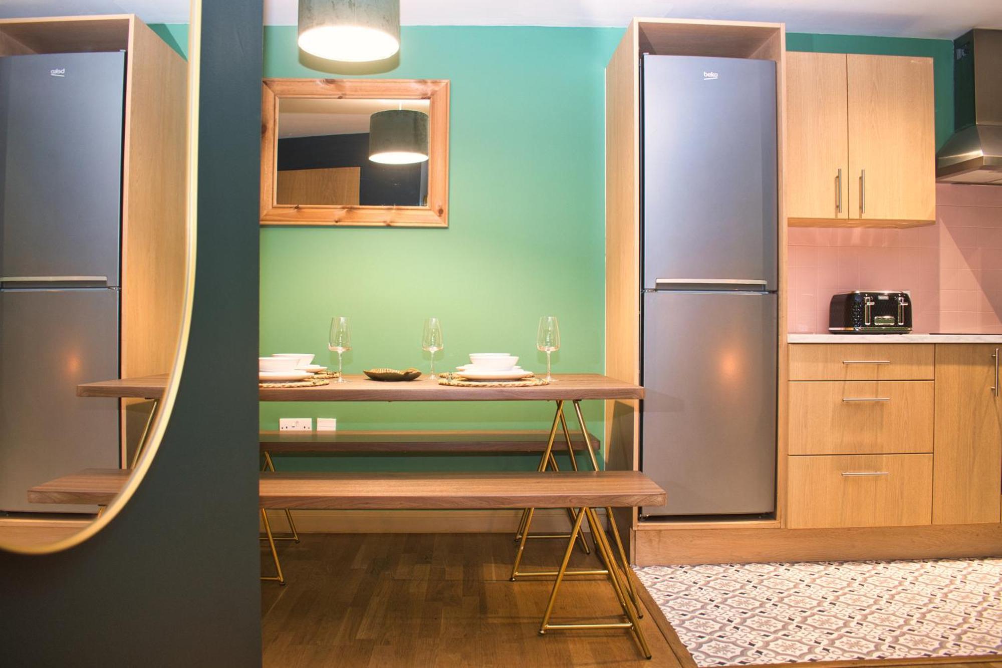 Spacious City Centre Apt - Free Parking - Ao Arena Mánchester Exterior foto