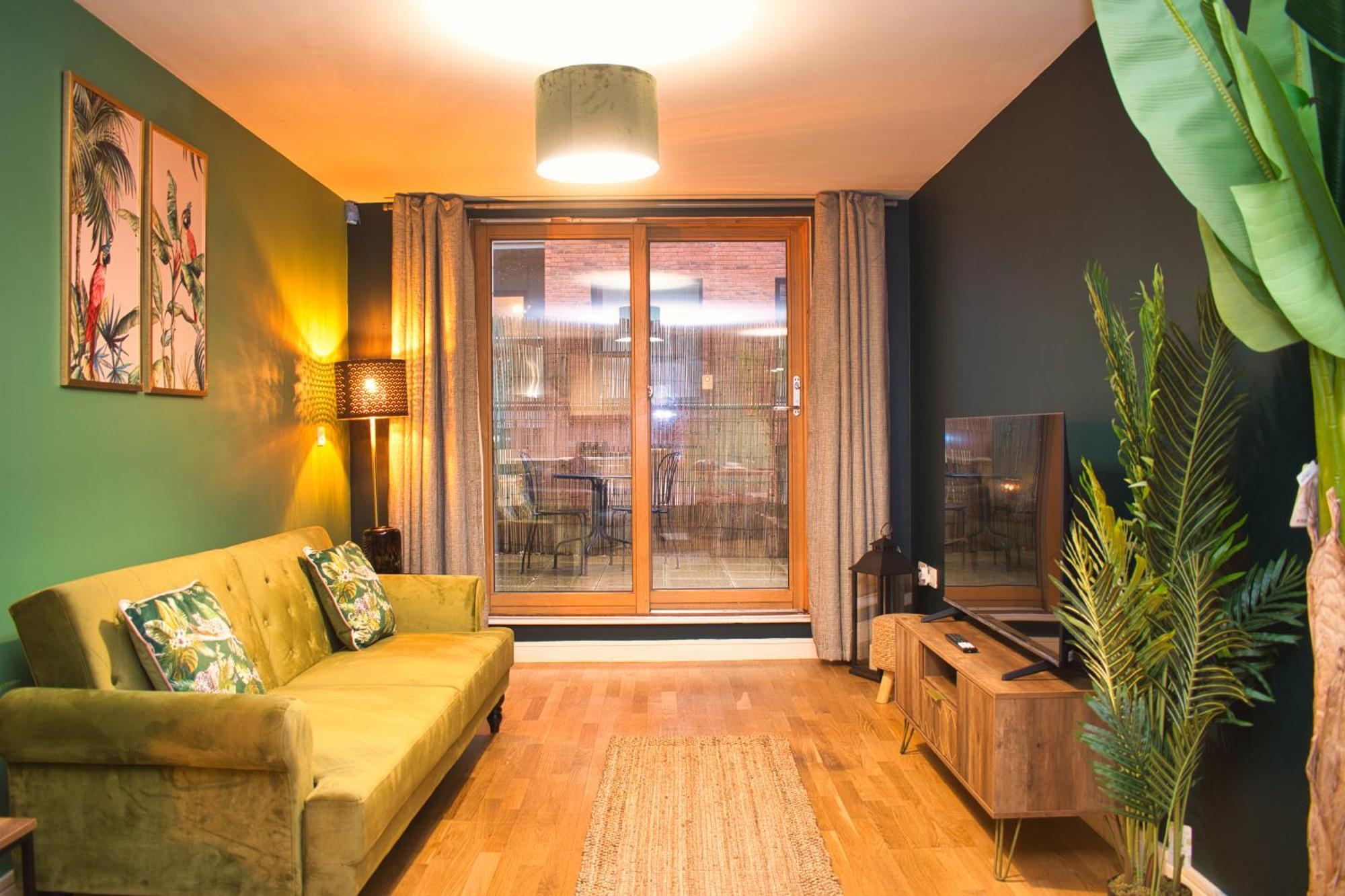 Spacious City Centre Apt - Free Parking - Ao Arena Mánchester Exterior foto
