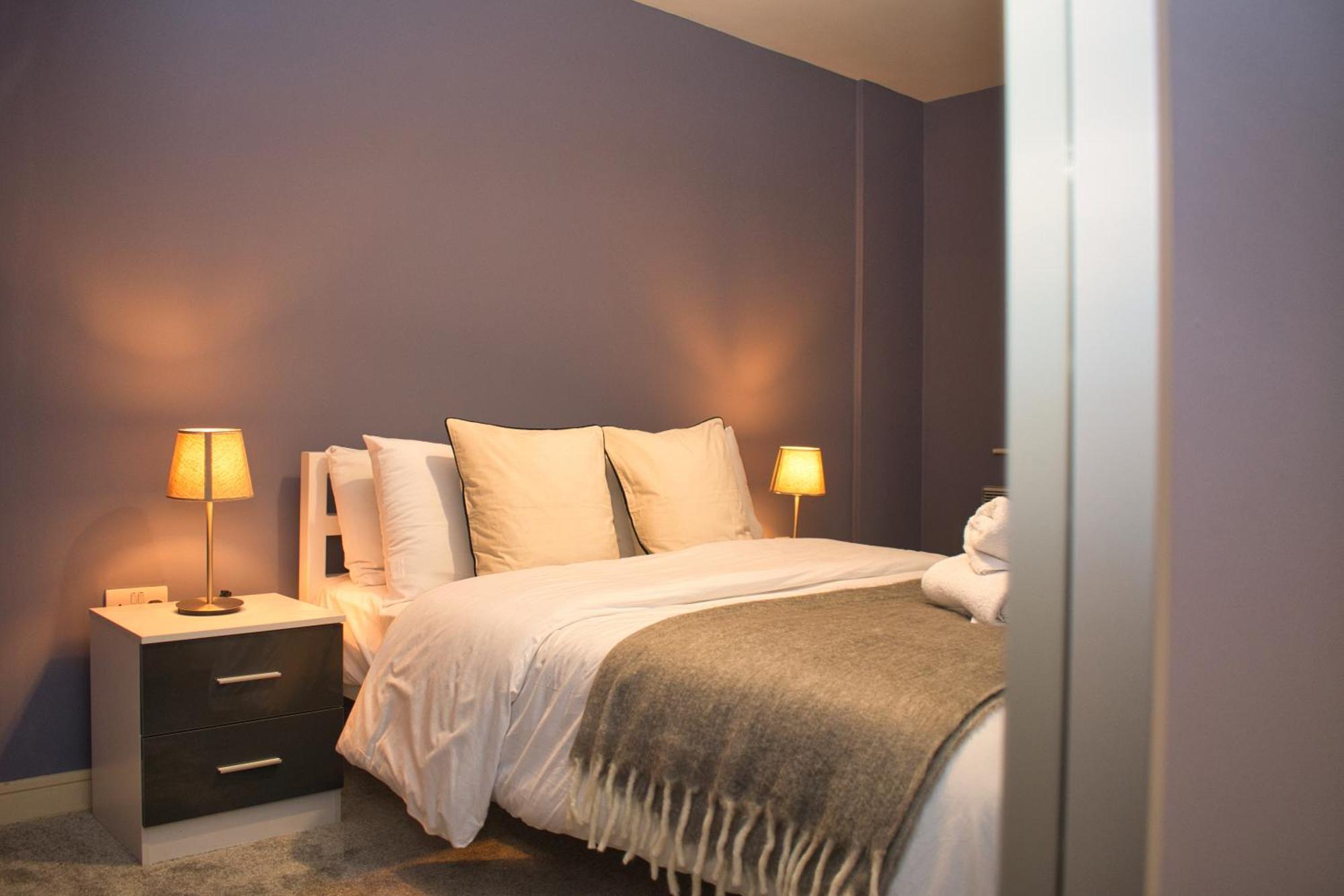 Spacious City Centre Apt - Free Parking - Ao Arena Mánchester Exterior foto